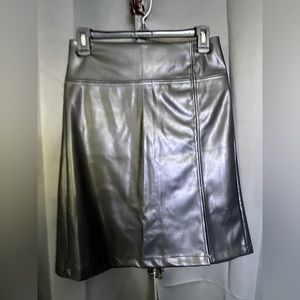 Faux Leather Skirt